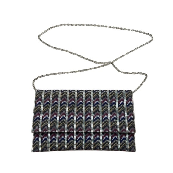 Nordstrom Handbags - Nordstrom multicolor rhinestone party clutch